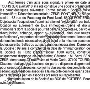 Contenu publication