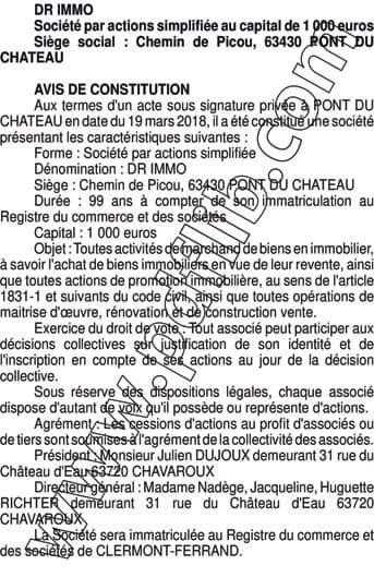 Contenu publication