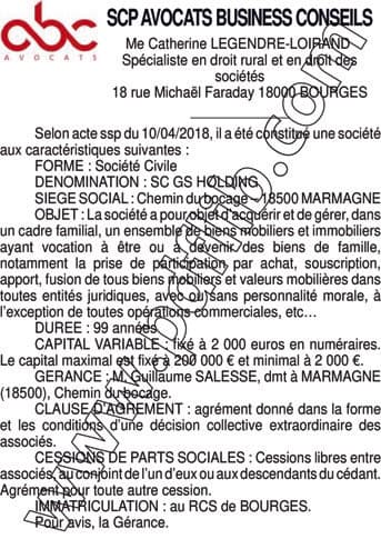 Contenu publication