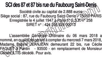 Contenu publication