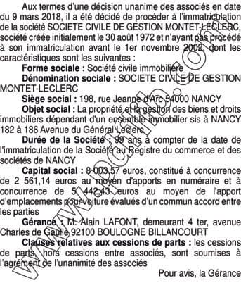 Contenu publication