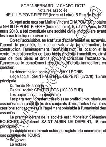 Contenu publication