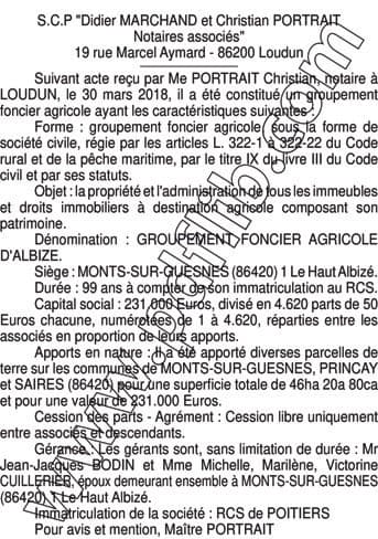 Contenu publication