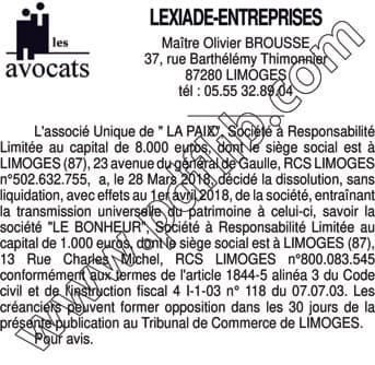 Contenu publication
