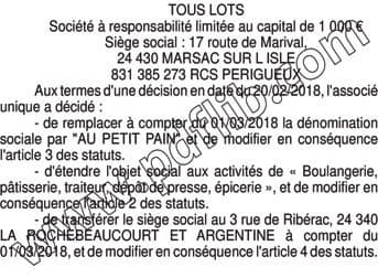 Contenu publication