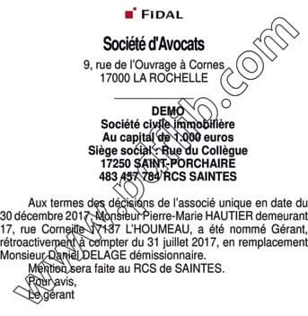 Contenu publication