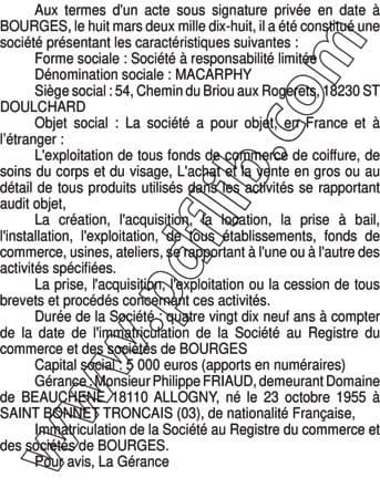 Contenu publication