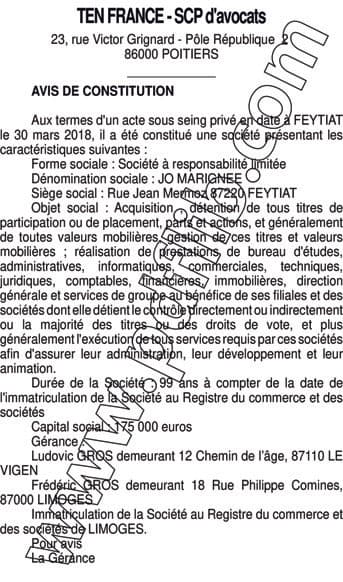 Contenu publication