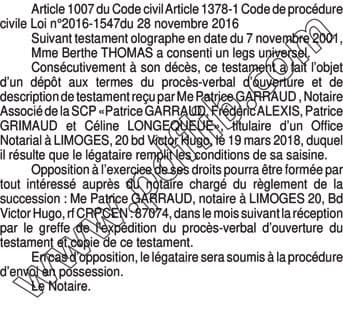Contenu publication