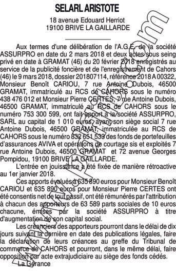 Contenu publication