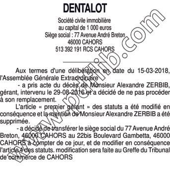 Contenu publication