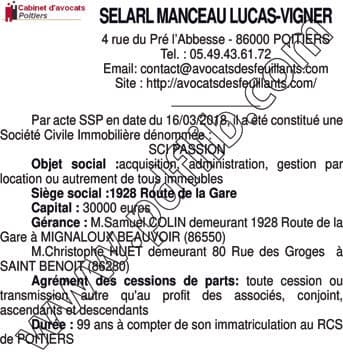 Contenu publication