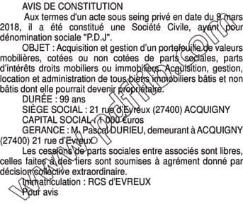Contenu publication