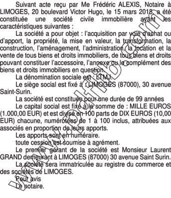 Contenu publication