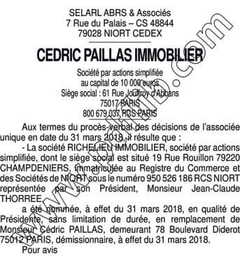 Contenu publication