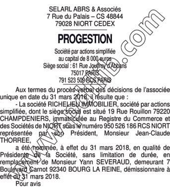 Contenu publication