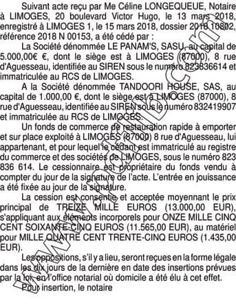Contenu publication
