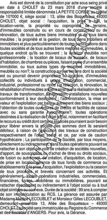 Contenu publication