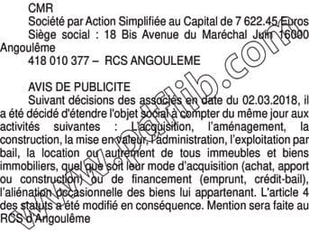 Contenu publication