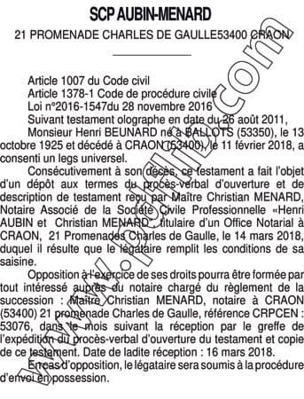 Contenu publication