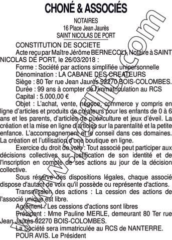 Contenu publication