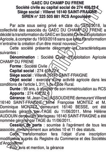 Contenu publication