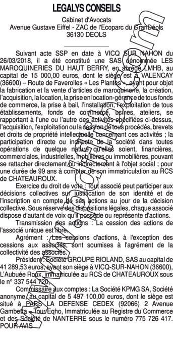 Contenu publication