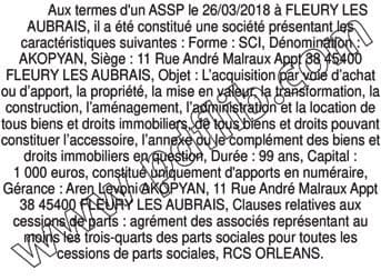 Contenu publication