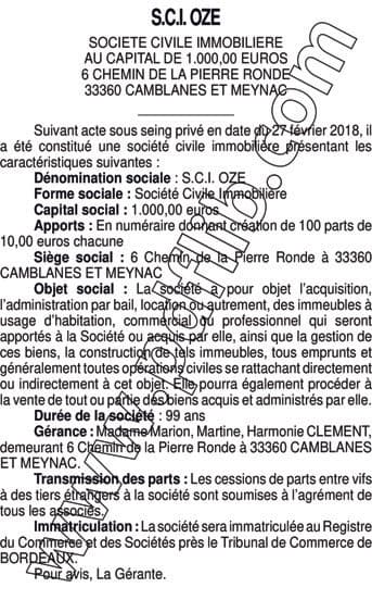 Contenu publication