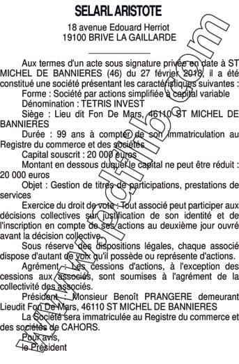 Contenu publication