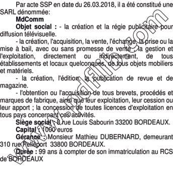 Contenu publication