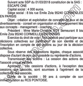 Contenu publication