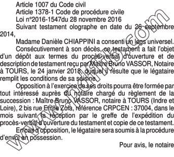 Contenu publication
