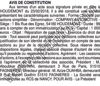 Contenu publication