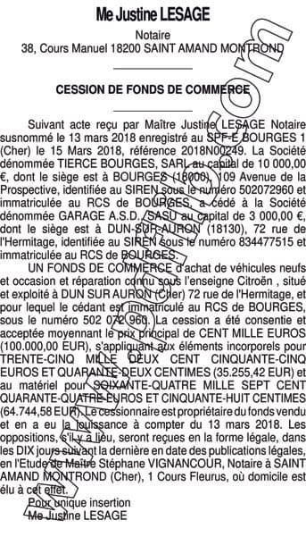 Contenu publication