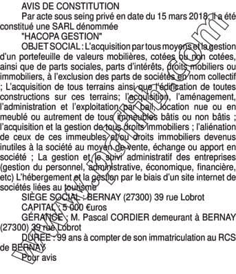 Contenu publication