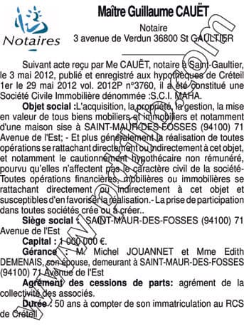 Contenu publication