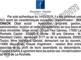 Contenu publication