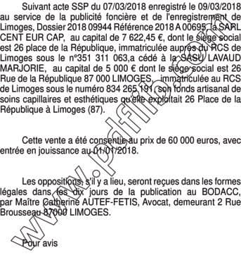 Contenu publication