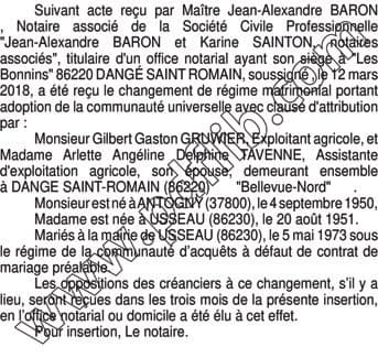 Contenu publication