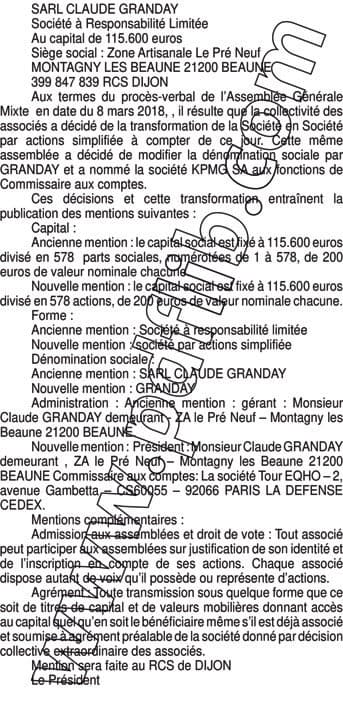 Contenu publication