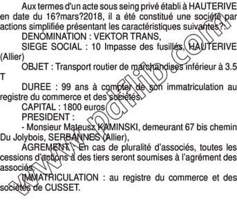 Contenu publication