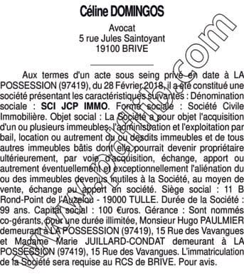 Contenu publication