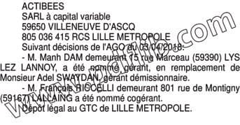 Contenu publication