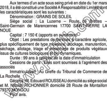 Contenu publication