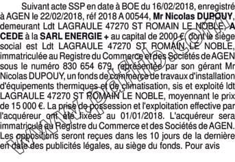 Contenu publication