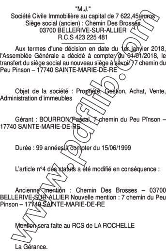 Contenu publication