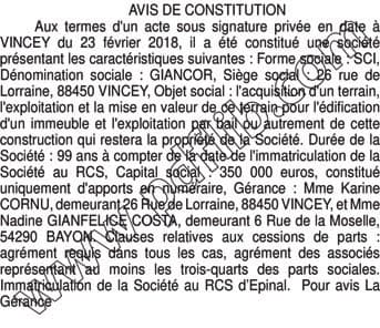 Contenu publication