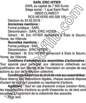 Contenu publication