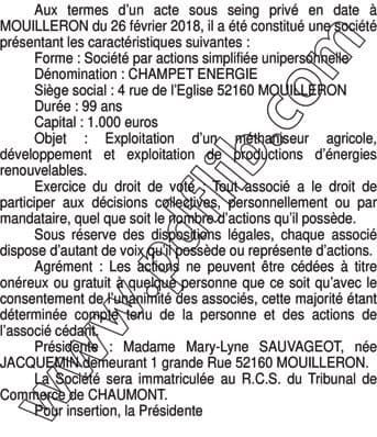 Contenu publication